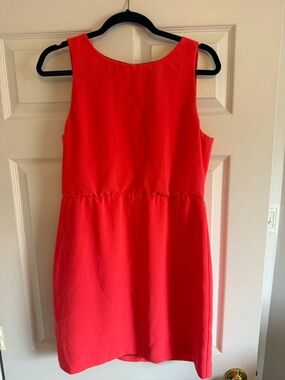 Sleeveless Bright Pink Shift Dress